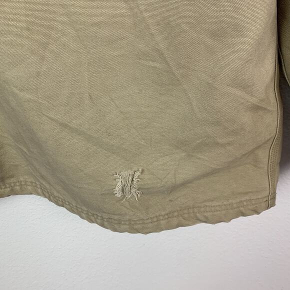 Vintage Sorel Khaki Canvas Work Chore Jacket Mens Large - Picture 8 of 11